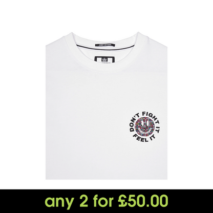 Weekend Offender Feel It Graphic T-Shirt White