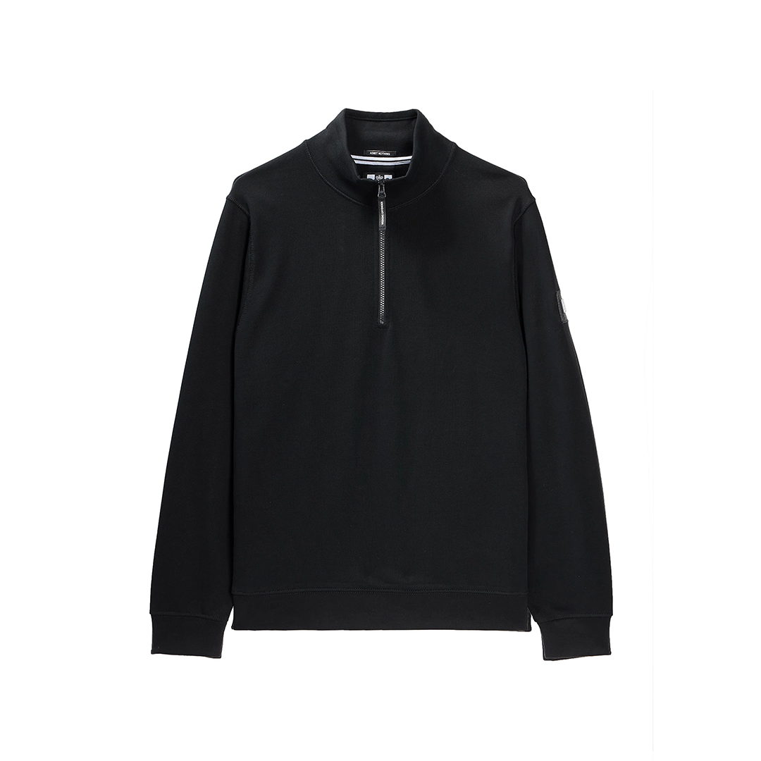 Weekend Offender Kraviz Quarter Zip Sweatshirt Black