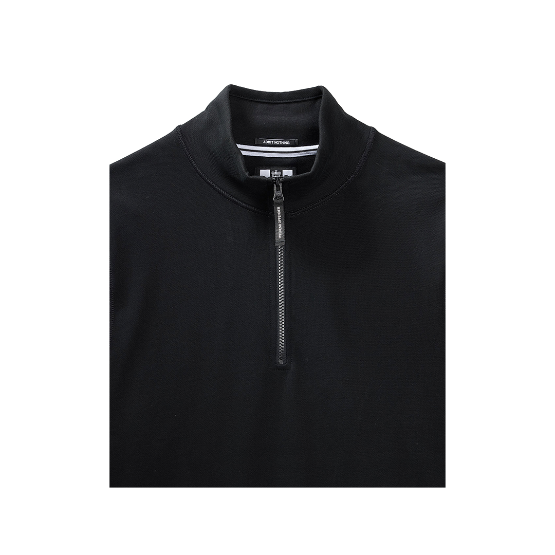 Weekend Offender Kraviz Quarter Zip Sweatshirt Black