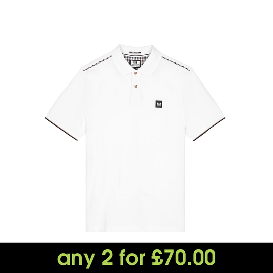 Weekend Offender Sakai Polo Shirt White