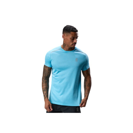 Gym King Element T-Shirt Aqua Sky Marl