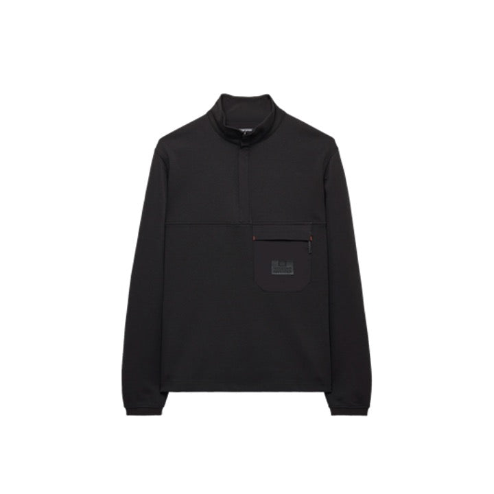 Weekend Offender Chimeri Polyamide 1/4 Zip Black