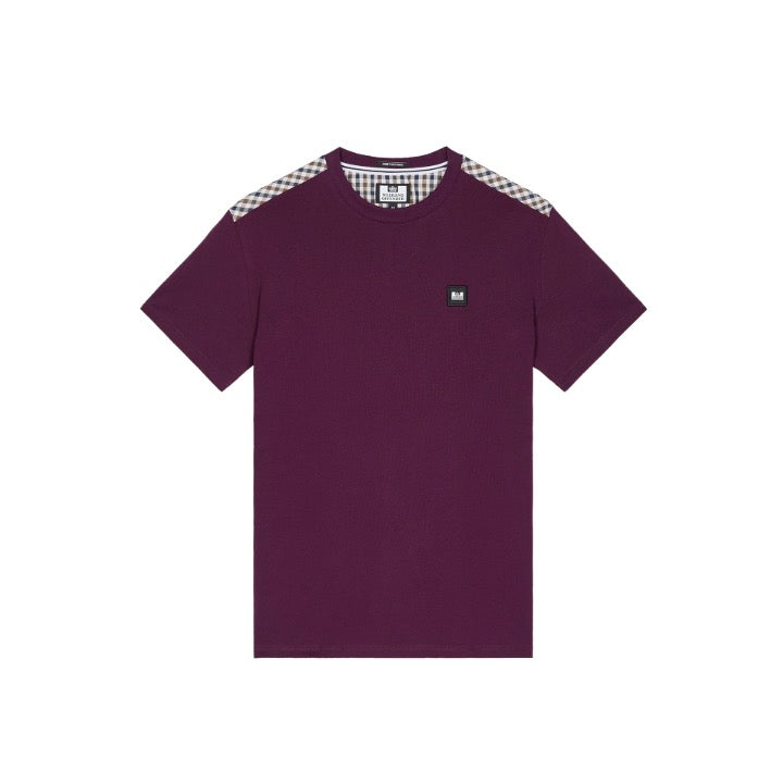 Weekend Offender Kids Infant Diaz T-Shirt Acai Berry/Mid House Check