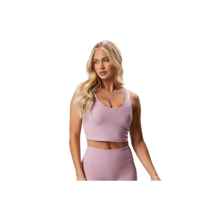 Gym King Peach Luxe Tank Dusky Mauve Luxe