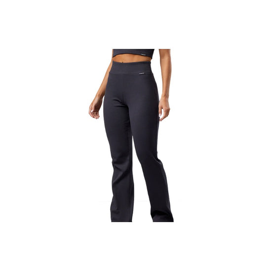 Gym King 365 Rib Flared Leggings Dark Pewter