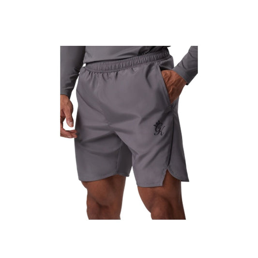 Gym King Flex 6" Shorts Fossil Grey/Black