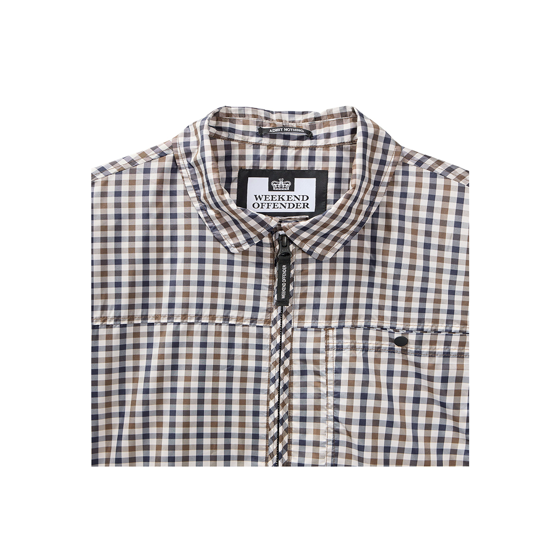 Weekend Offender Kamares Harrington Jacket Mid House Check