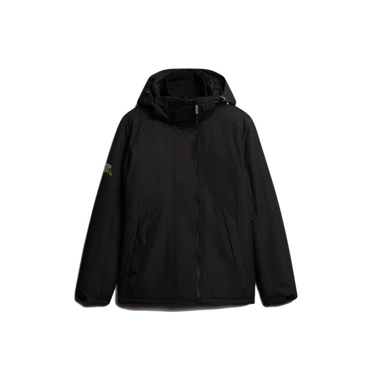 Superdry Hooded Yachter Windbreaker Jacket Black / Optic