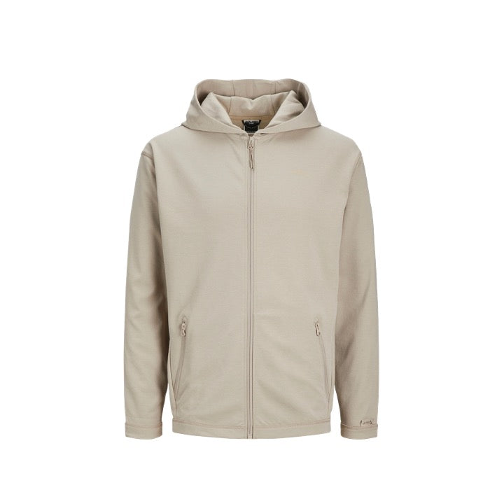 Jack & Jones Basic Zip Hood Jacket Crockery