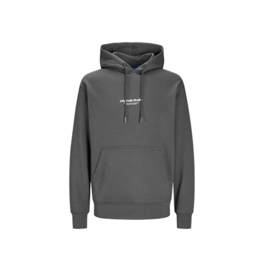 Jack & Jones Printed Hoodie Grey / Iron Gate