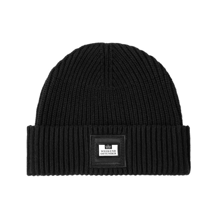 Weekend Offender Lehto Badge Beanie Black