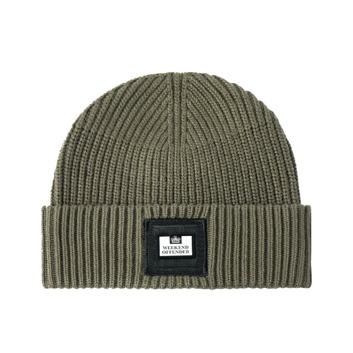 Weekend Offender Lehto Badge Beanie Castle Green