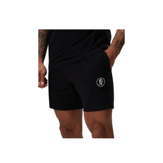 Gym King Pro Logo Jersey Shorts Black