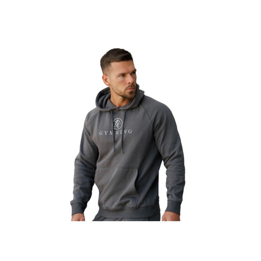 Gym King Pro Logo Fleece Hoodie Graphite