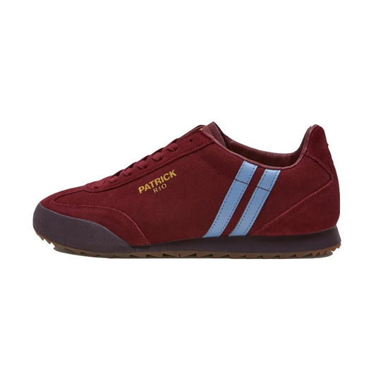 Patrick Rio Trainer - Burgundy / Sky Blue