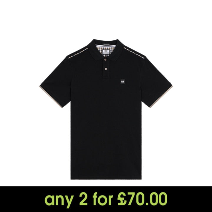 Weekend Offender Sakai Polo Shirt Black