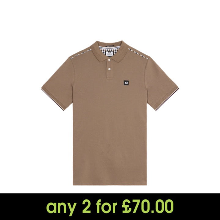 Weekend Offender Sakai Polo Shirt Mocha