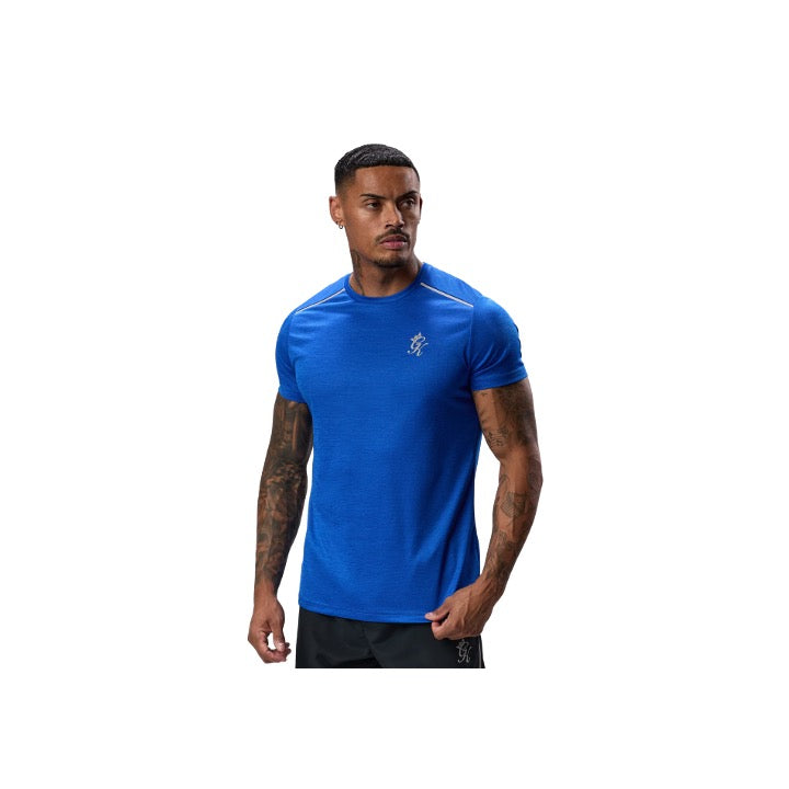 Gym King Flex Marl T-Shirt Sonic Marl Blue