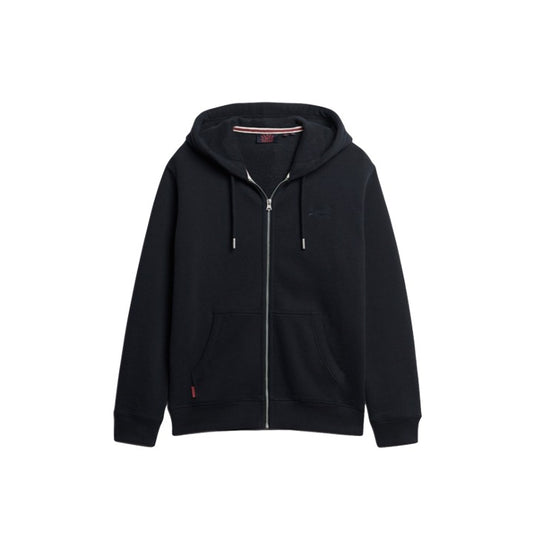 Superdry Essential Logo Zip Hoodie Eclipse Navy