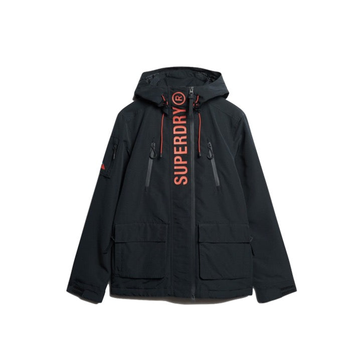 Superdry Ultimate Windcheater Jacket Eclipse Navy / Bold Orange