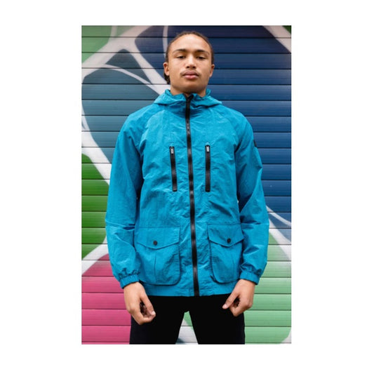 Terrace Cult Tessio Ripstop Jacket Electric Blue