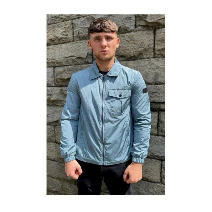 Terrace Cult Zingaro Overshirt Silver Blue