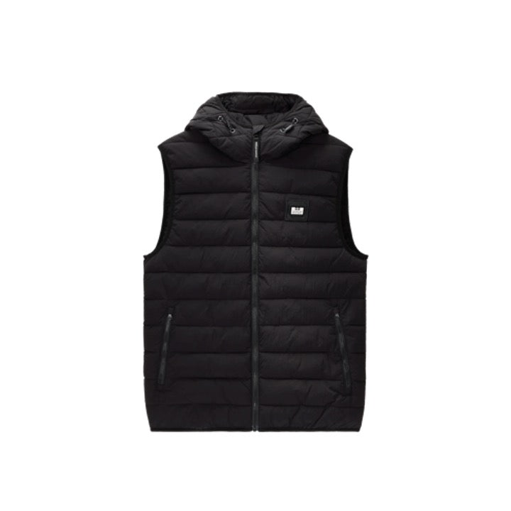 Weekend Offender Toronto Hooded Gilet Black