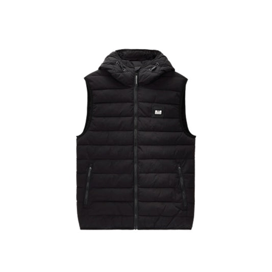 Weekend Offender Toronto Hooded Gilet Black