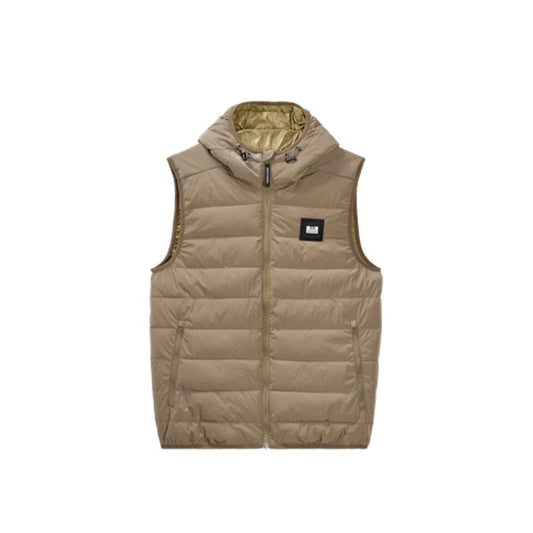 Weekend Offender Toronto Hooded Gilet Mocha