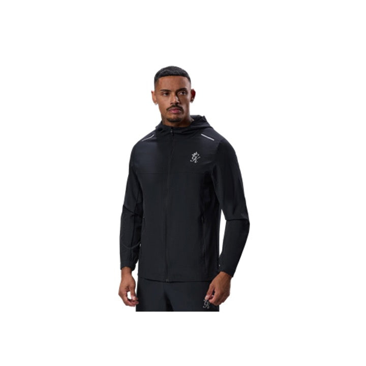 Gym King Flex Woven Tracksuit Top Black