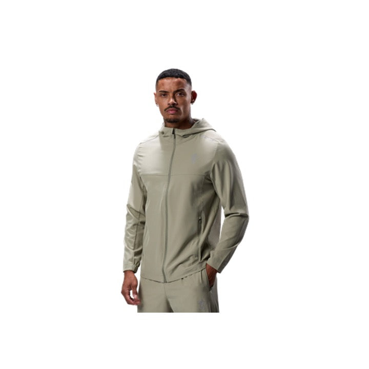 Gym King Flex Woven Tracksuit Top Soft Khaki