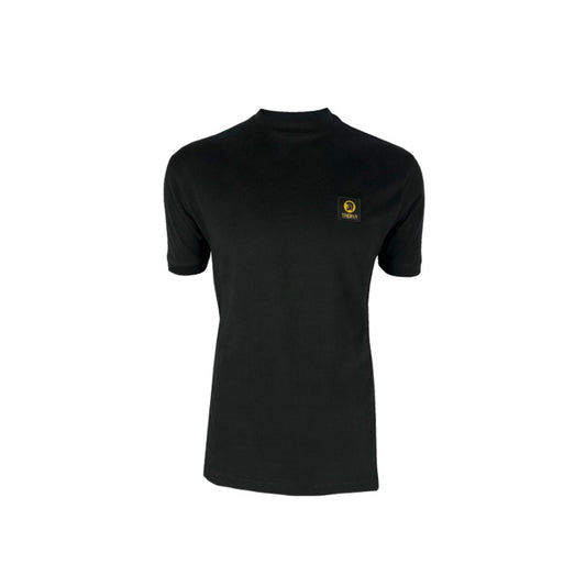 Trojan Badged Plain T-Shirt Black