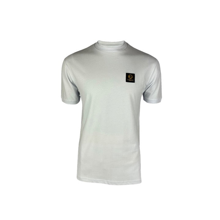 Trojan Badged Plain T-Shirt White