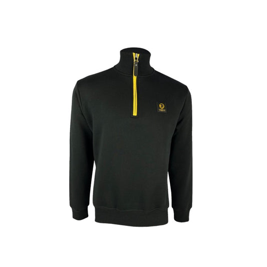 Trojan Quarter Zip Sweat Black