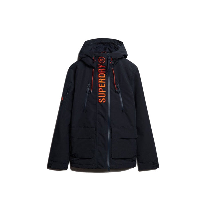 Superdry Ultimate EMB Windbreaker Jacket Eclipse Navy