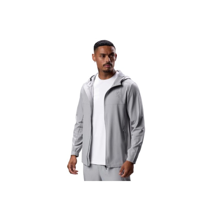 Gym King Flex Woven Tracksuit Top Urban Grey